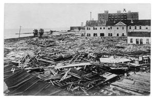 [Photograph of Hotel Wreckage]