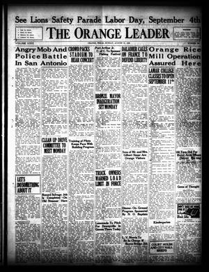 The Orange Leader (Orange, Tex.), Vol. 26, No. 203, Ed. 1 Sunday, August 27, 1939