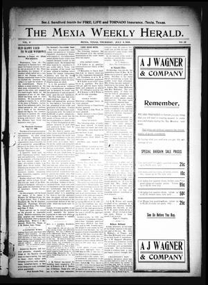 The Mexia Weekly Herald (Mexia, Tex.), Vol. 9, No. 28, Ed. 1 Thursday, July 9, 1908