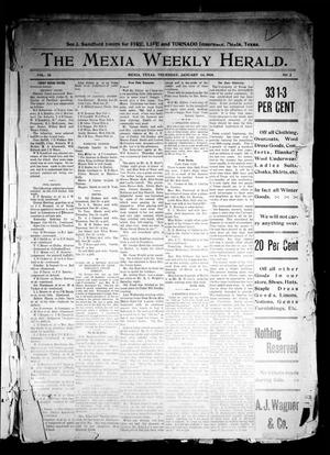 The Mexia Weekly Herald (Mexia, Tex.), Vol. 10, No. 2, Ed. 1 Thursday, January 14, 1909