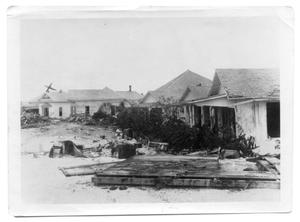 [Photograph of Hurricane Damage on North Water Street]