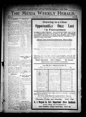 Primary view of object titled 'The Mexia Weekly Herald (Mexia, Tex.), Vol. 11, Ed. 1 Thursday, April 28, 1910'.
