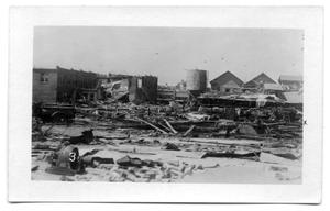 [Photograph of Destruction Near the Bay]