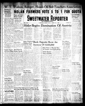 Primary view of object titled 'Sweetwater Reporter (Sweetwater, Tex.), Vol. 40, No. 316, Ed. 1 Sunday, March 13, 1938'.