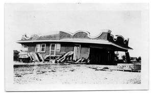 [Photograph of Remains of Loyd's House After Hurricane]