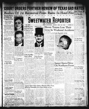 Primary view of object titled 'Sweetwater Reporter (Sweetwater, Tex.), Vol. 40, No. 343, Ed. 1 Monday, May 16, 1938'.