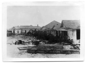Primary view of object titled '[Photograph of Damaged Corpus Christi Neighborhood After 1919 Hurricane]'.