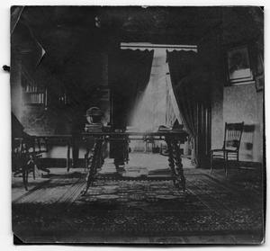 Primary view of object titled '[Judge David Howell Scott's house before the fire]'.