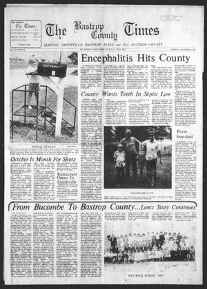 The Bastrop County Times (Smithville, Tex.), Vol. 84, No. 39, Ed. 1 Thursday, September 25, 1975