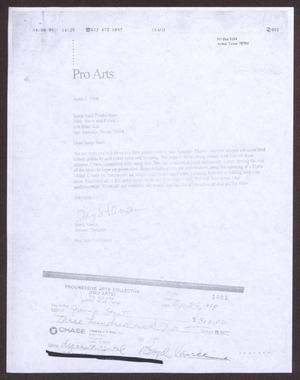 [Letter from Boyd Vance to Jump-Start Performance Company - April 9, 1998]