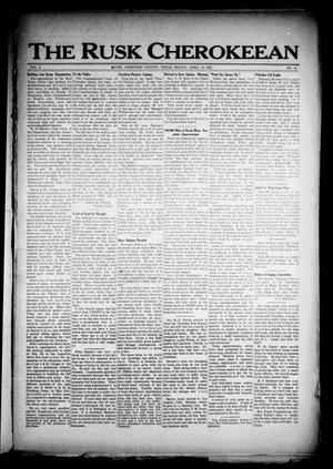 The Rusk Cherokeean (Rusk, Tex.), Vol. 3, No. 41, Ed. 1 Friday, April 14, 1922