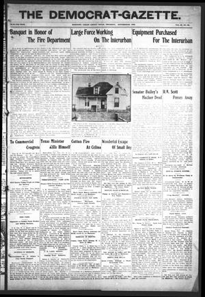 Primary view of object titled 'The Democrat-Gazette (McKinney, Tex.), Vol. 23, No. 42, Ed. 1 Thursday, November 22, 1906'.