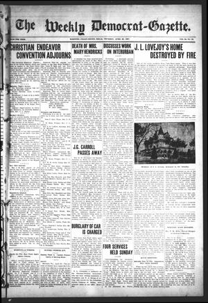 Primary view of object titled 'The Weekly Democrat-Gazette (McKinney, Tex.), Vol. 24, No. 12, Ed. 1 Thursday, April 25, 1907'.