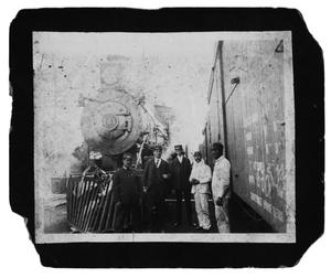 Primary view of object titled '[Locomotive and Crew]'.