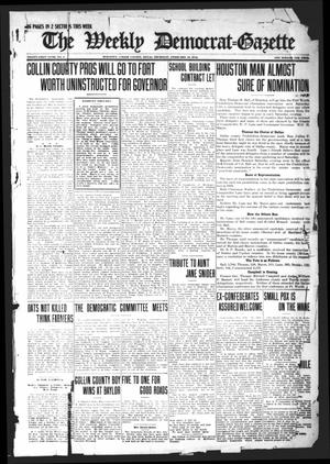 Primary view of object titled 'The Weekly Democrat-Gazette (McKinney, Tex.), Vol. 31, No. 3, Ed. 1 Thursday, February 19, 1914'.