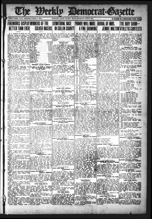 The Weekly Democrat-Gazette (McKinney, Tex.), Vol. 33, Ed. 1 Thursday, July 27, 1916