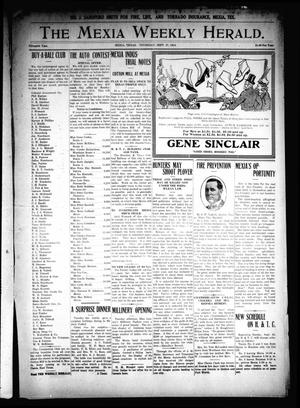 The Mexia Weekly Herald. (Mexia, Tex.), Vol. 15, Ed. 1 Thursday, September 17, 1914