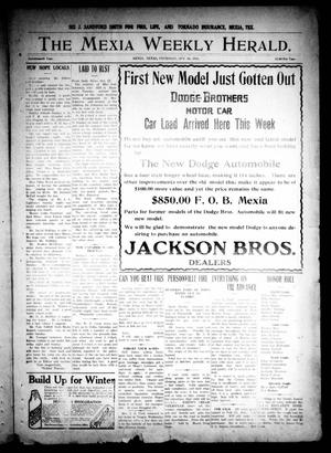 The Mexia Weekly Herald. (Mexia, Tex.), Vol. 17, Ed. 1 Thursday, October 26, 1916