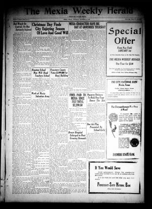 The Mexia Weekly Herald (Mexia, Tex.), Vol. 26, No. 5, Ed. 1 Thursday, December 27, 1923