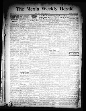 Primary view of object titled 'The Mexia Weekly Herald (Mexia, Tex.), Vol. 26, No. 11, Ed. 1 Thursday, February 14, 1924'.