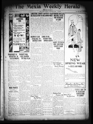 The Mexia Weekly Herald (Mexia, Tex.), Vol. 27, No. 7, Ed. 1 Thursday, February 19, 1925