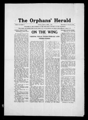 The Orphans' Herald (Itasca, Tex.), Vol. 16, No. 1, Ed. 1 Tuesday, April 1, 1924