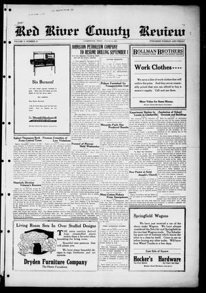 Primary view of object titled 'Red River County Review (Clarksville, Tex.), Vol. 5, No. 27, Ed. 1 Friday, August 28, 1925'.