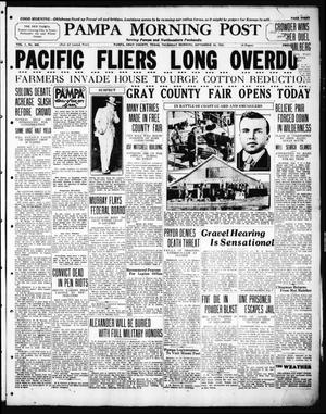 Pampa Morning Post (Pampa, Tex.), Vol. 1, No. 225, Ed. 1 Thursday, September 10, 1931