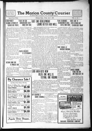 Primary view of object titled 'The Marion County Courier (Jefferson, Tex.), Vol. 3, No. 7, Ed. 1 Friday, July 7, 1939'.
