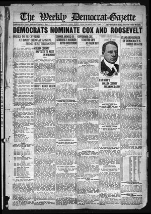 The Weekly Democrat-Gazette (McKinney, Tex.), Vol. 37, Ed. 1 Thursday, July 8, 1920
