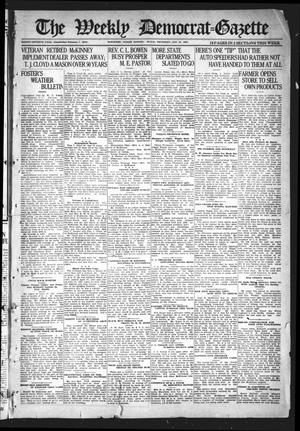 The Weekly Democrat-Gazette (McKinney, Tex.), Vol. 37, Ed. 1 Thursday, January 27, 1921