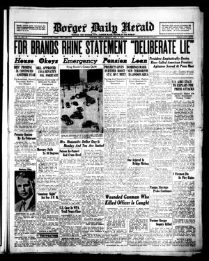 Borger Daily Herald (Borger, Tex.), Vol. 13, No. 63, Ed. 1 Friday, February 3, 1939