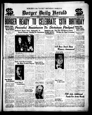 Borger Daily Herald (Borger, Tex.), Vol. 13, No. 88, Ed. 1 Sunday, March 5, 1939