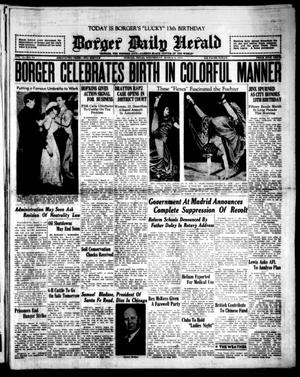 Borger Daily Herald (Borger, Tex.), Vol. 13, No. 91, Ed. 1 Wednesday, March 8, 1939
