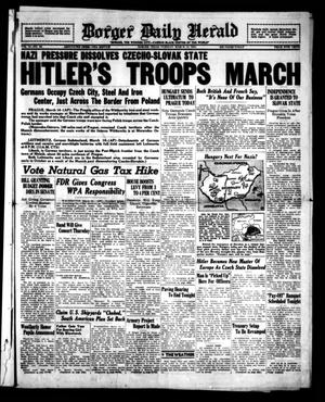 Borger Daily Herald (Borger, Tex.), Vol. 13, No. 96, Ed. 1 Tuesday, March 14, 1939
