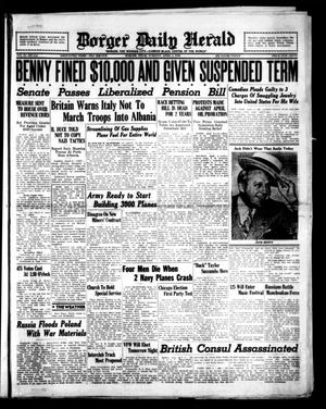 Borger Daily Herald (Borger, Tex.), Vol. 13, No. 114, Ed. 1 Tuesday, April 4, 1939