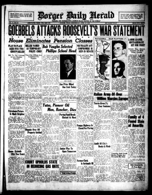 Borger Daily Herald (Borger, Tex.), Vol. 13, No. 121, Ed. 1 Wednesday, April 12, 1939