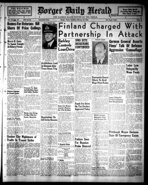 Primary view of object titled 'Borger Daily Herald (Borger, Tex.), Vol. 20, No. 68, Ed. 1 Tuesday, February 12, 1946'.