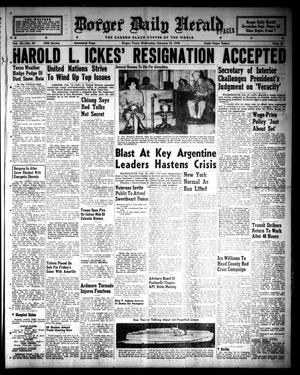 Borger Daily Herald (Borger, Tex.), Vol. 20, No. 69, Ed. 1 Wednesday, February 13, 1946
