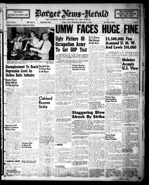 Borger-News Herald (Borger, Tex.), Vol. 21, No. 8, Ed. 1 Wednesday, December 4, 1946