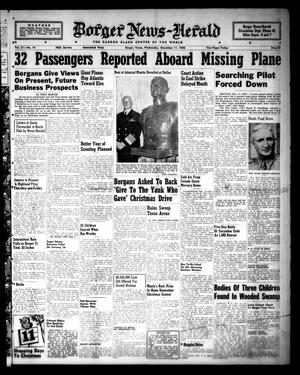 Borger-News Herald (Borger, Tex.), Vol. 21, No. 14, Ed. 1 Wednesday, December 11, 1946