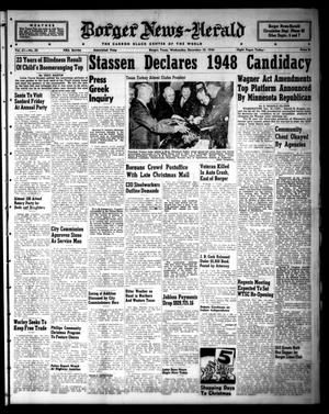 Borger-News Herald (Borger, Tex.), Vol. 21, No. 20, Ed. 1 Wednesday, December 18, 1946
