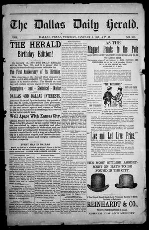 The Dallas Herald. (Dallas, Tex.), Vol. 1, No. 306, Ed. 1 Tuesday, January 4, 1887