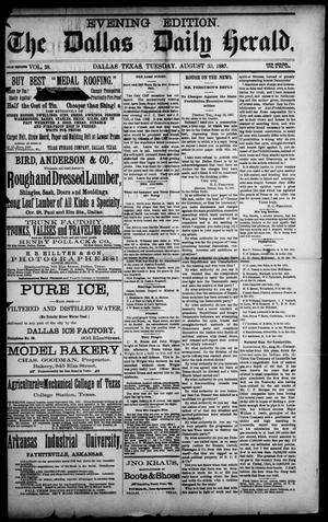 The Dallas Herald. (Dallas, Tex.), Vol. 2, No. 194, Ed. 1 Tuesday, August 30, 1887