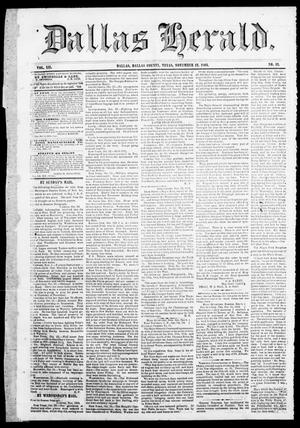 Dallas Herald. (Dallas, Tex.), Vol. 12, No. 12, Ed. 1 Saturday, November 12, 1864