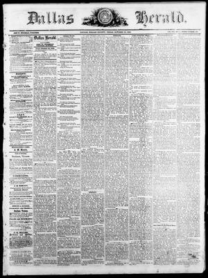 Dallas Herald. (Dallas, Tex.), Vol. 17, No. 6, Ed. 1 Saturday, October 23, 1869