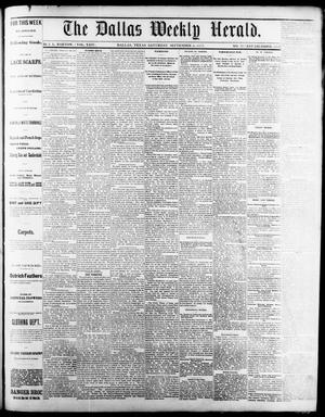 Primary view of object titled 'The Dallas Weekly Herald. (Dallas, Tex.), Vol. 24, No. 50, Ed. 1 Saturday, September 8, 1877'.