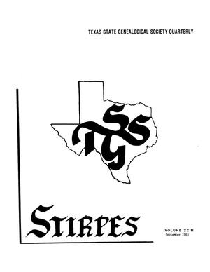 Primary view of object titled 'Stirpes, Volume 23, Number 3, September 1983'.