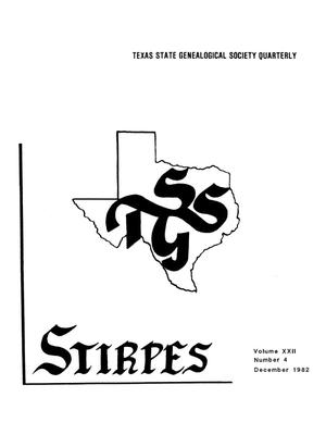 Primary view of object titled 'Stirpes, Volume 22, Number 4, December 1982'.