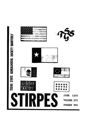 Primary view of object titled 'Stirpes, Volume 16, Number 2, June 1976'.